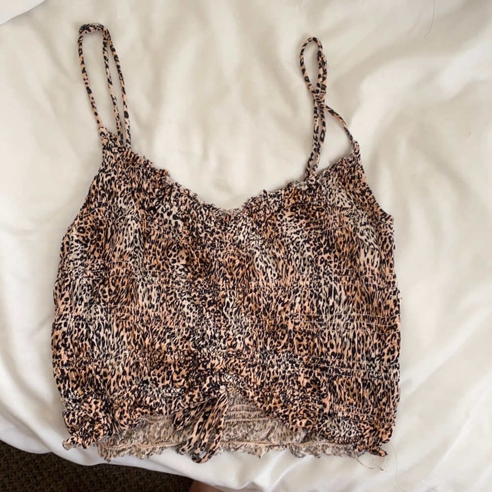 cheetah top urban outfitters